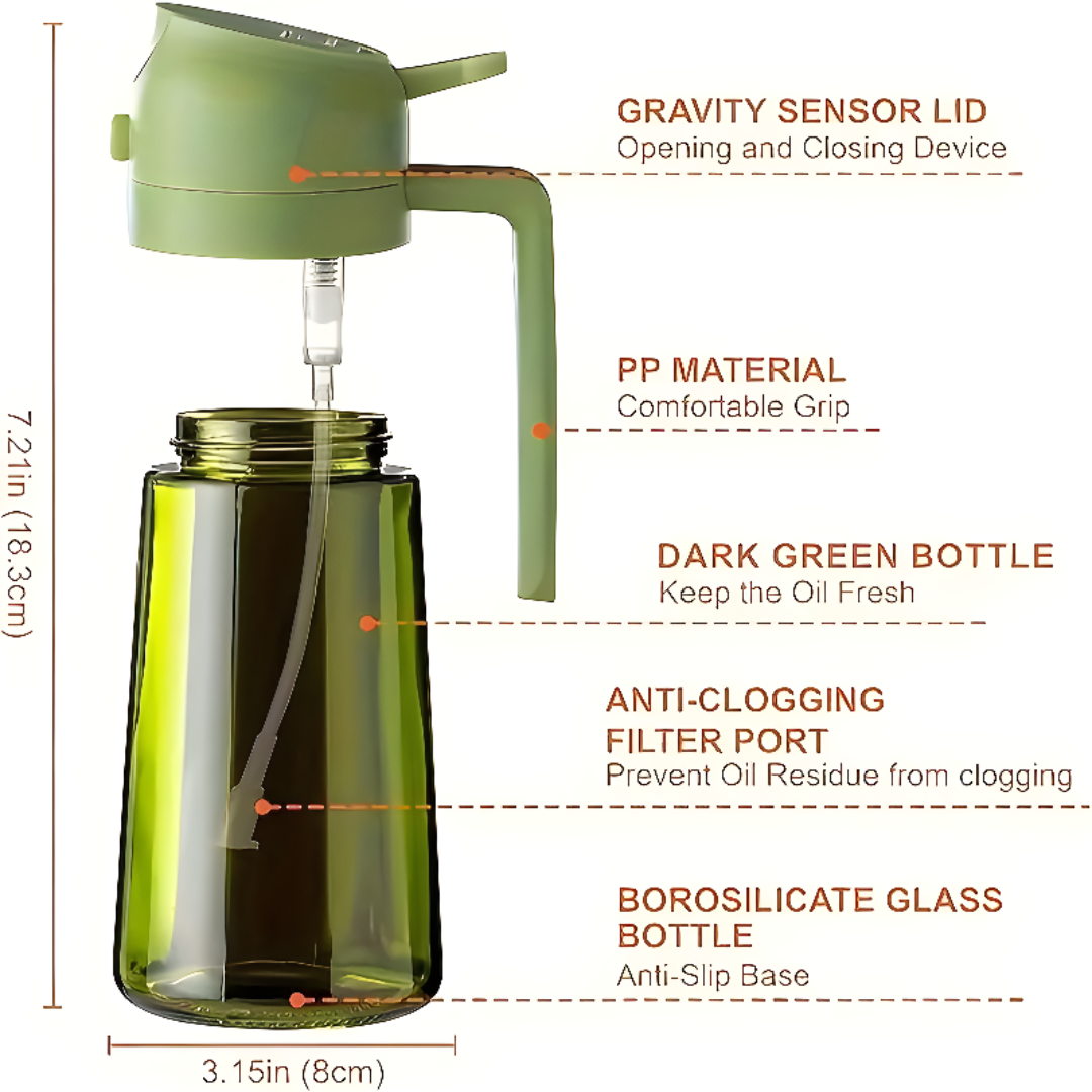 Oil Sprayer Dispenser For Cooking Oil And Vinegar Spray Bottle
