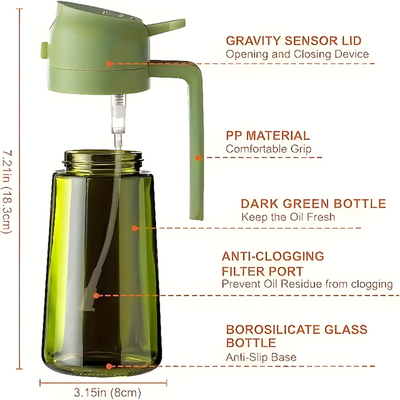 Oil Sprayer Dispenser For Cooking Oil And Vinegar Spray Bottle