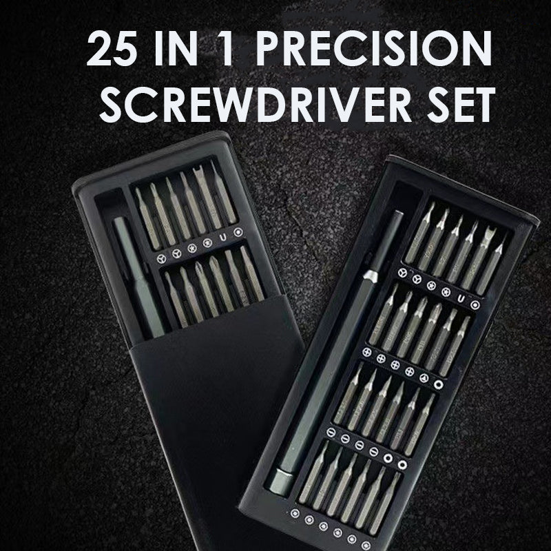 25 Piece Precision Screwdriver Set For Electronics Repair