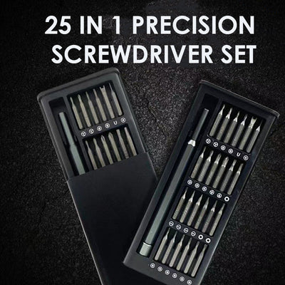 25 Piece Precision Screwdriver Set For Electronics Repair