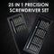 25 Piece Precision Screwdriver Set For Electronics Repair