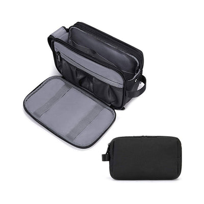 Large Capacity Wash Bag Durable Twill Travel Toiletry Organizer