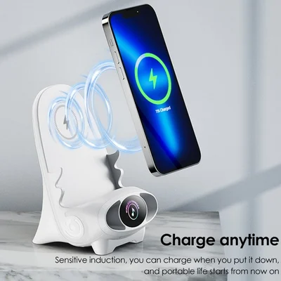 Mini Chair Wireless Phone Charger Multifunctional Phone Holder