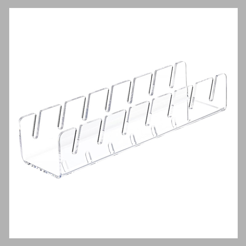 7 Compartment Acrylic Baseball Cap Display Stand Organizer Holder