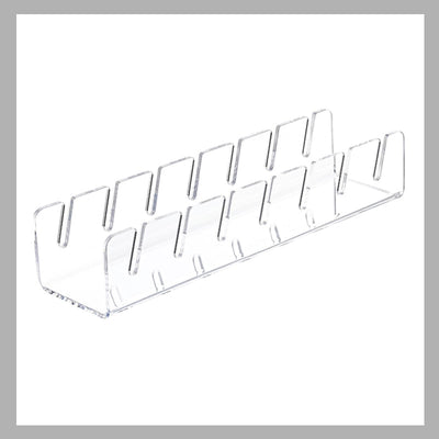 7 Compartment Acrylic Baseball Cap Display Stand Organizer Holder