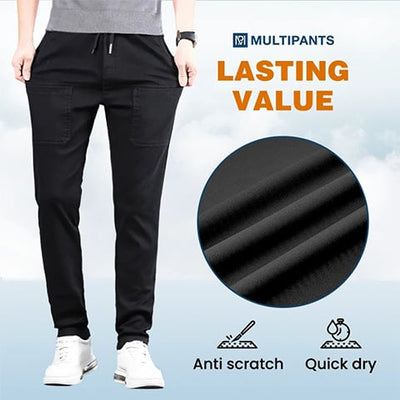 MultiPants Stretch Cargo Pants Durable Multi-pocket Workwear
