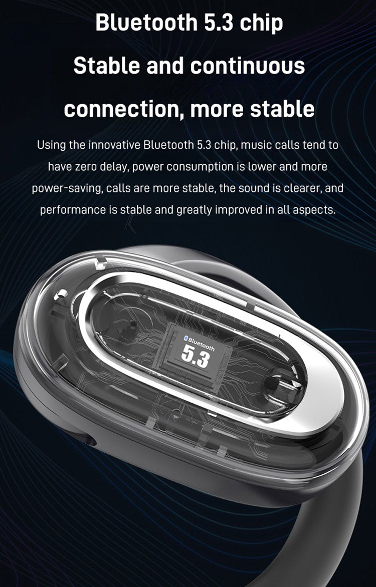 3D Surround Bluetooth Headphones Open Ear Wireless Sound