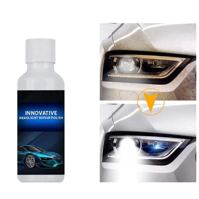 Car Headlight Repair Fluid Restores Clear Bright Lights Quickly