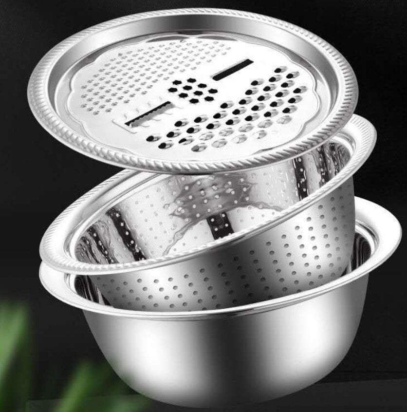 Germany Multifunctional Stainless Steel Basin For Kitchen And Outdoor Use