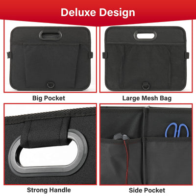 Simple Deluxe Car Trunk Organizer Large Capacity Collapsible SUV Storage