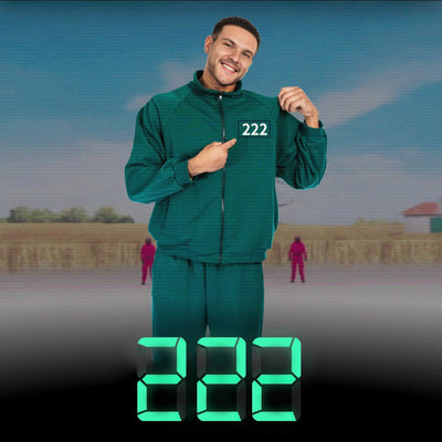 Green Tracksuit Cosplay Costume Set Adult Jacket And Pants