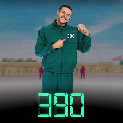 Green Tracksuit Cosplay Costume Set Adult Jacket And Pants