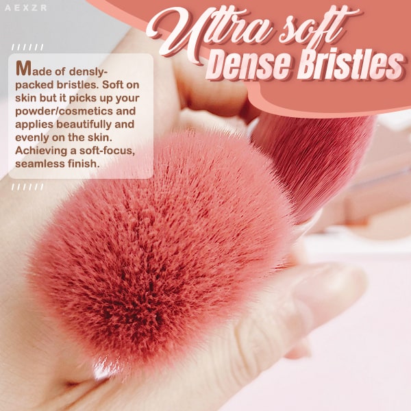 Travel Makeup Brush Set 5 Pieces Portable Cosmetic Brushes Kit