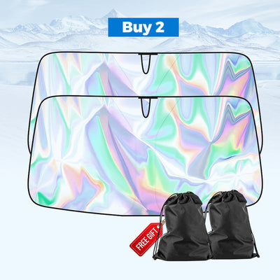 Universal Foldable Windshield Sun Shade For Cars And Trucks