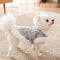 Floral Satin Pet Scarf Elegant Winter Cheongsam Dog Tang Suit