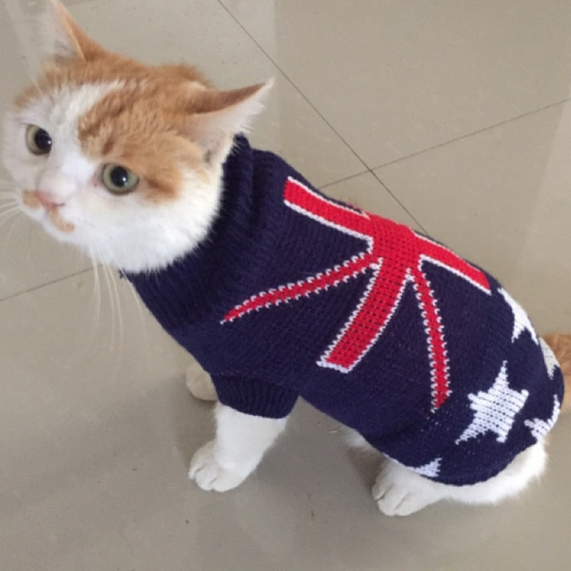 Cat Sweater Soft Comfortable Warm Knit For Pets And Owners