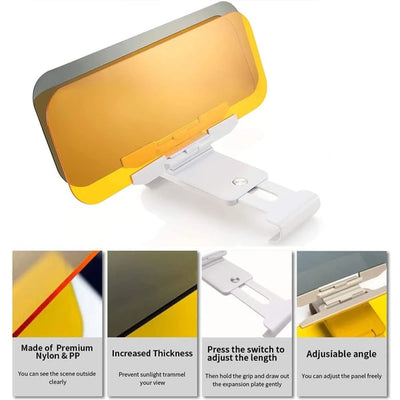 Car Sun Visor Anti Glare Eye Protection Shield For Driving