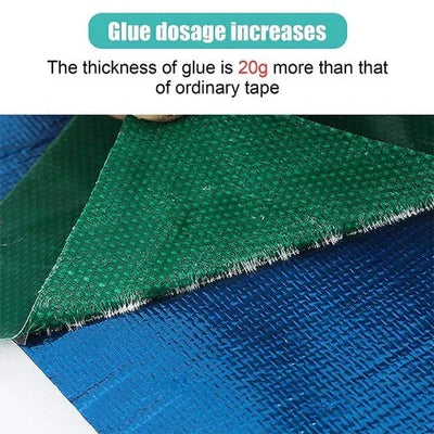 Waterproof Tarpaulin Tape Strong Adhesion Durable Outdoor Use