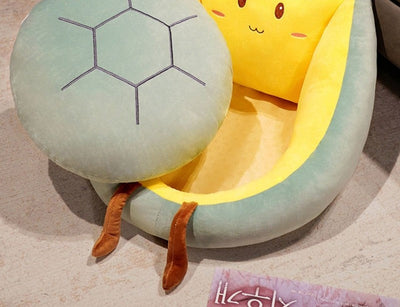 Solid Plush Square Chair Cushion Soft Cotton Padded Seat Mat