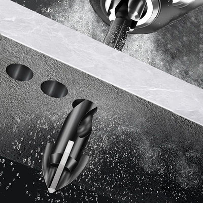4-edge Cross Drill Bit Set 7pcs Durable Precision Drilling Tools