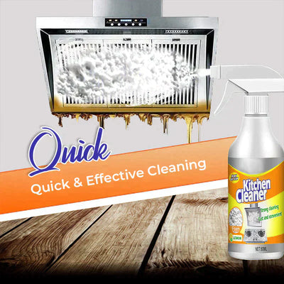 Kitchen Foam Cleaner Powerful Grease Remover For Sparkling Surfaces