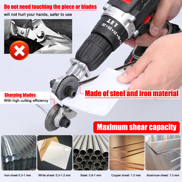 Metal Cutting Adapter For Drill Tools And Accessories