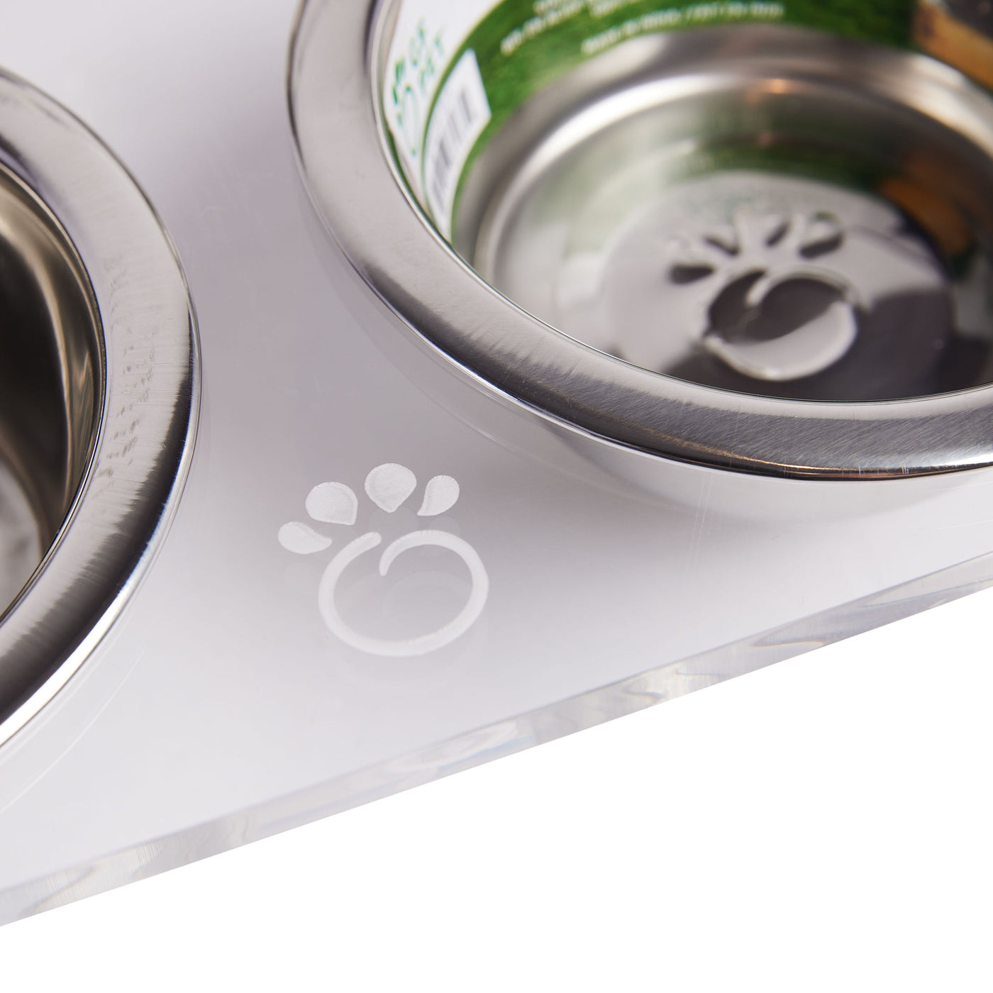 PawLux ClearView Dual Pet Feeder For Easy Feeding