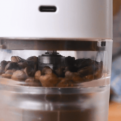 Portable Electric Coffee Grinder With USB And Hand Crank Handle