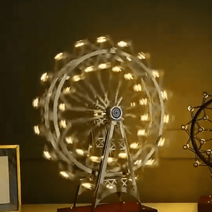 Rotatable Ferris Wheel Table Lamp 360 Degree Rotating Decorative Light