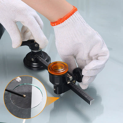 Glass Compass Gauge Cutter For Precise Circular Glass Cutting