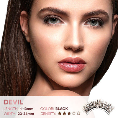 Flawless Magnetic Eyelashes Lightweight Reusable Natural Look