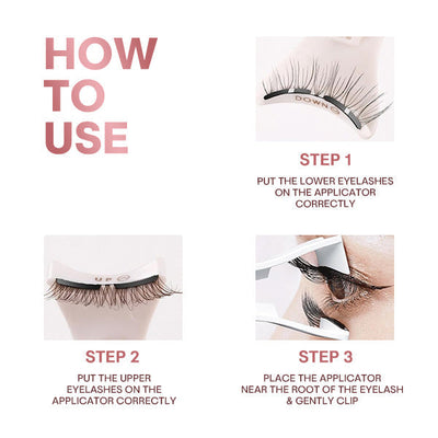 Flawless Magnetic Eyelashes Lightweight Reusable Natural Look