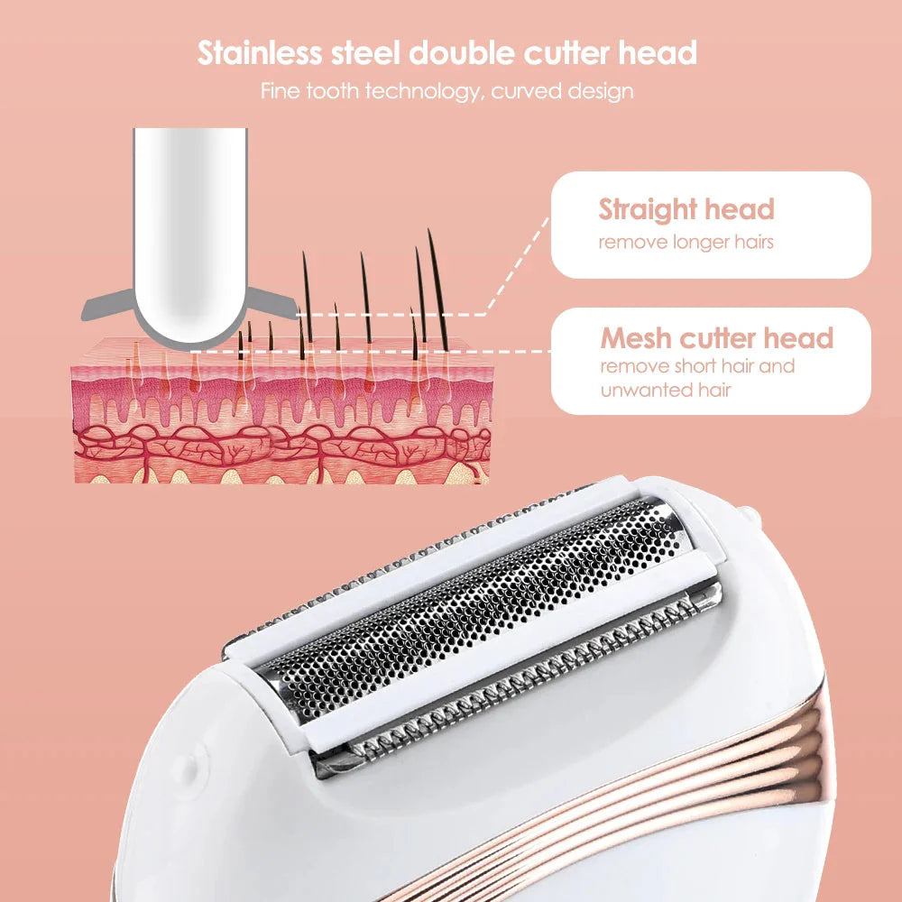Electric Hair Removal Device For Face Leg Body Safe Trimmer