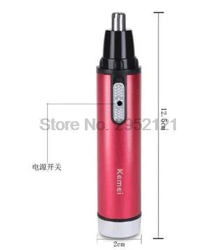 Kemei 3 In 1 Battery Powered Nose And Ear Hair Trimmer Set