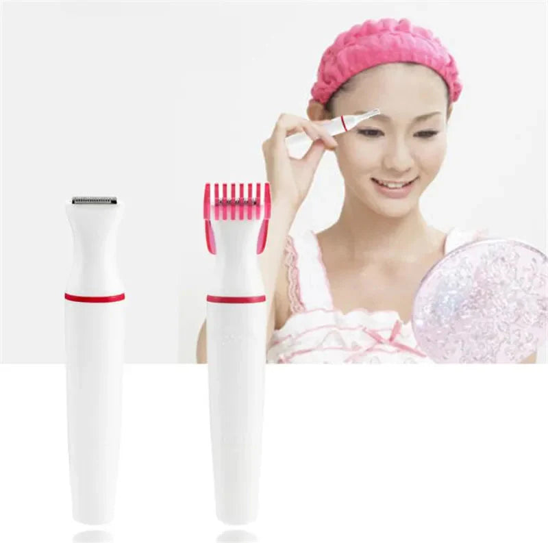 5 In 1 Women Hair Removal Device For Face Underarm Bikini Areas