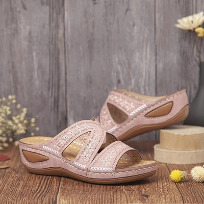 Orthopaedic Slip-On Sandals With Thick Platform For Comfort