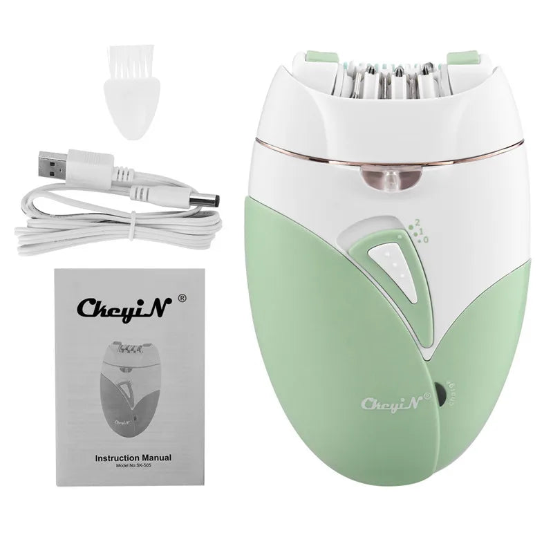 CkeyiN Women's Electric Shaver Painless Hair Removal Device