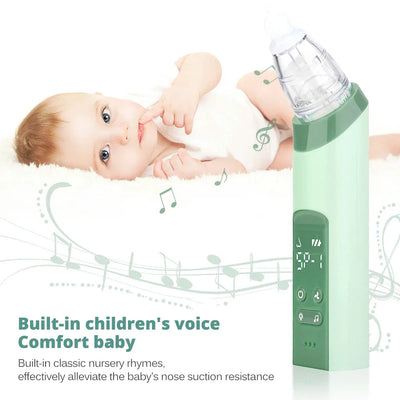Baby Nasal Aspirator Adjustable Suction Infant Safe Nose Cleaner