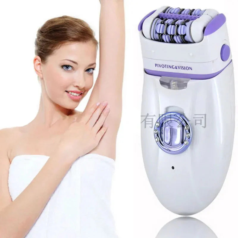 Electric Women Epilator Hair Removal Shaver For Legs Body Lip