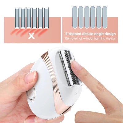 Electric Hair Removal Device For Face Leg Body Safe Trimmer
