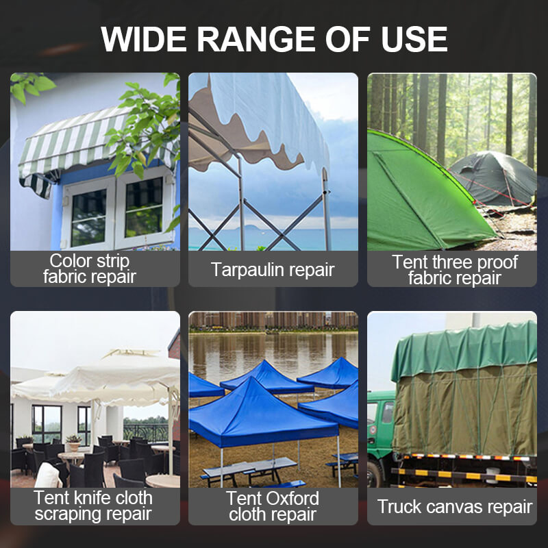 Waterproof Tarpaulin Tape Strong Adhesion Durable Outdoor Use