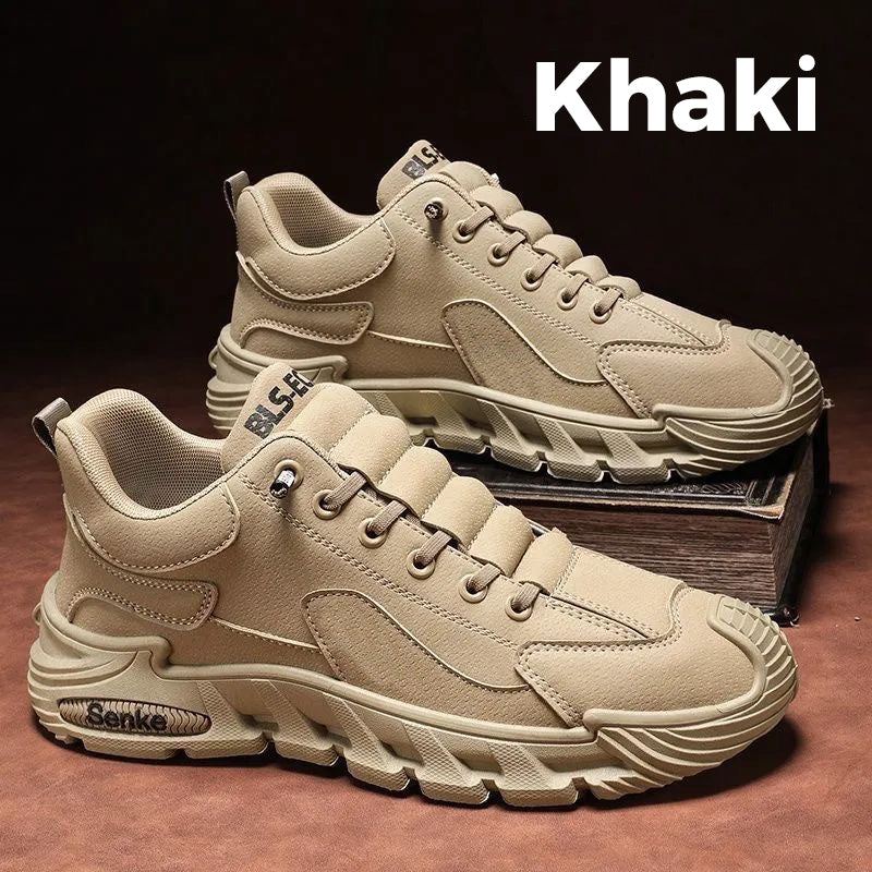Men's Casual Walking Shoes Thick Sole Non Slip Comfort Sneakers