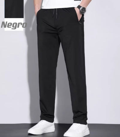 Men's Summer Sports Pants Lightweight Ice Silk Breathable Fitness Wear