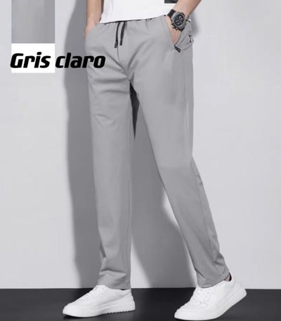 Men's Summer Sports Pants Lightweight Ice Silk Breathable Fitness Wear