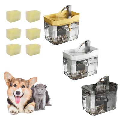 Pet Water Fountain 1.5L Automatic USB Cat Water Dispenser With Filter