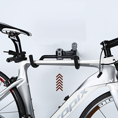Bike Wall Mount Rack Foldable Bicycle Hanger With Rim Protection