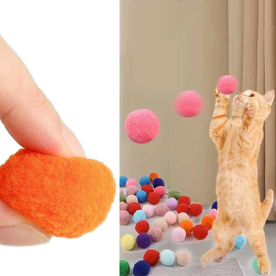 Cat Ball Launcher Set With 100 Colorful Balls And 2 Launchers