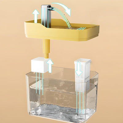 Pet Water Fountain 1.5L Automatic USB Cat Water Dispenser With Filter