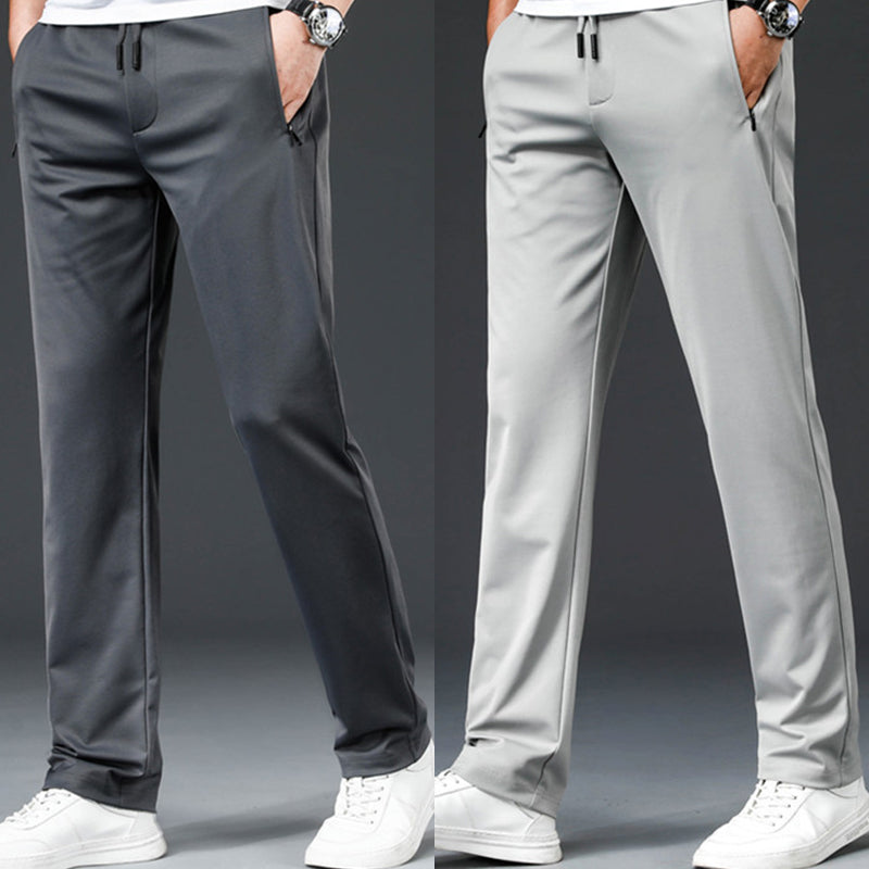 Men's Ice Silk Athletic Pants Comfortable Casual Sportswear
