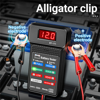 Multi-function Car 12V Battery Tester With Accurate Diagnostics